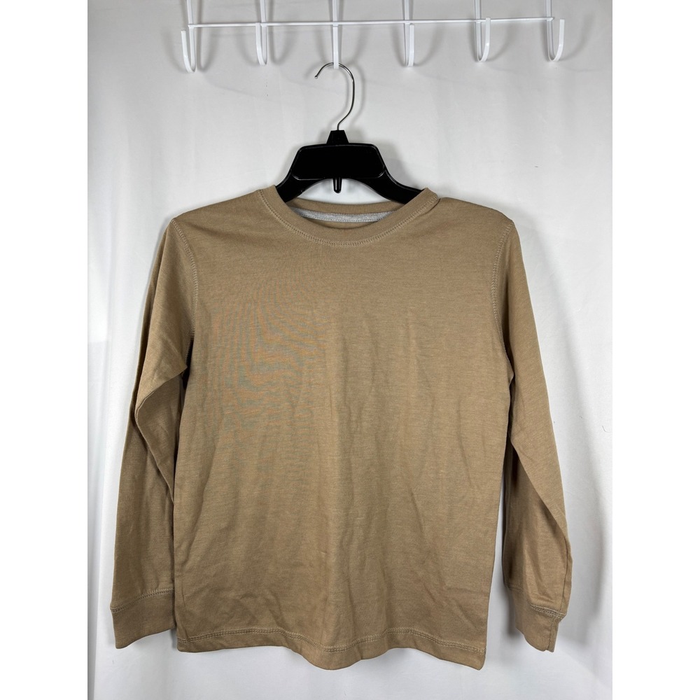Architect Jean Co Tan Long Sleeve Crewneck T-Shirt Size S(8) New With Tags